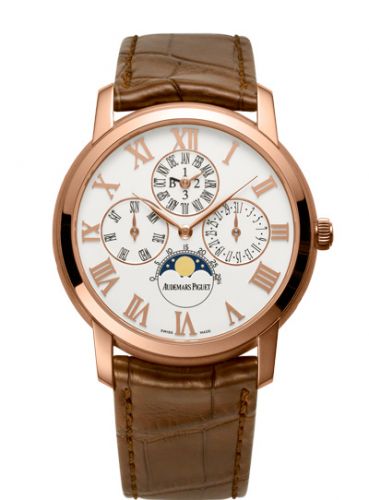 Audemars Piguet Jules Audemars Dragon Perpetual Calendar Pink Gold White