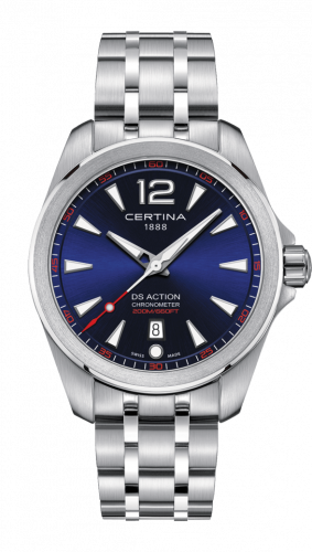 Certina DS Action 41 Quartz Stainless Steel Blue