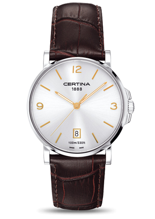 Certina DS Caimano Silver Gold Index
