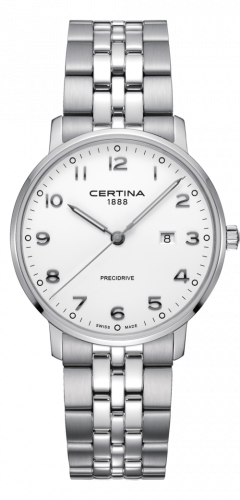 Certina DS Caimano 39 Stainless Steel White Bracelet