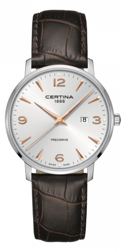 Certina DS Caimano 39 Stainless Steel Silver Strap