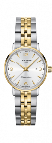 Certina DS Caimano Lady Two Tone Silver Bracelet