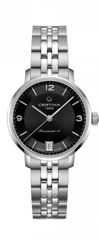 Certina DS Caimano Powermatic 80 Stainless Steel Black Bracelet