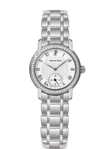 Audemars Piguet Jules Audemars Small Seconds White Gold Diamond Silver Bracelet