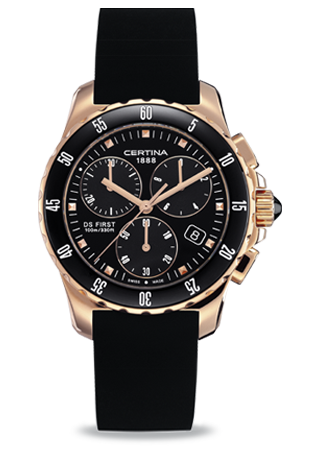 Certina DS First Lady Ceramic Chrono Rose