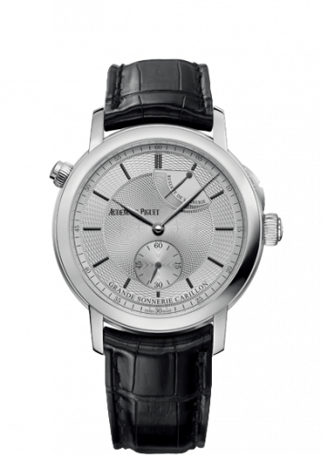 Audemars Piguet Jules Audemars 26344 Grande Sonnerie Carillon Platinum Silver