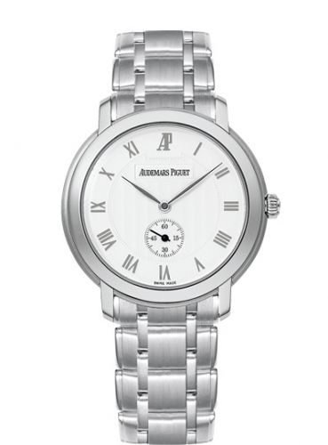 Audemars Piguet Jules Audemars Small Seconds White Gold Silver Bracelet