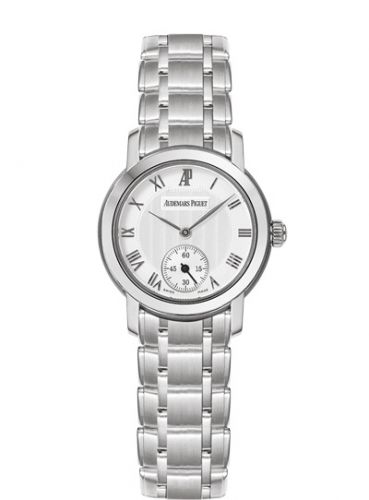 Audemars Piguet Jules Audemars Small Seconds White Gold Silver Bracelet