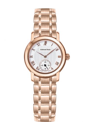 Audemars Piguet Jules Audemars Small Seconds Pink Gold Silver Bracelet