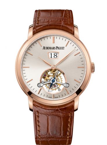 Audemars Piguet Jules Audemars Tourbillon Grande Date Pink Gold Silver