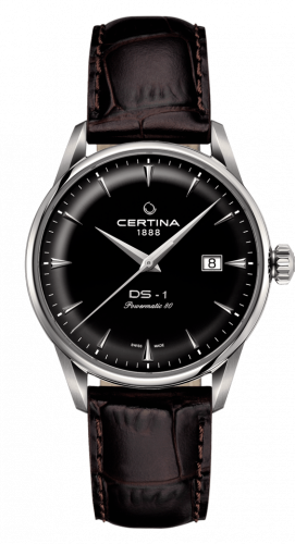 Certina DS-1 Powermatic 80 40 Stainless Steel Black Strap