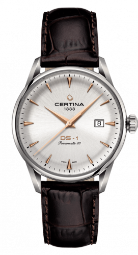 Certina DS-1 Powermatic 80 40 Stainless Steel Silver Strap
