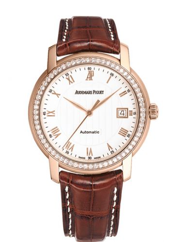 Audemars Piguet Jules Audemars Selfwinding Pink Gold Diamond White