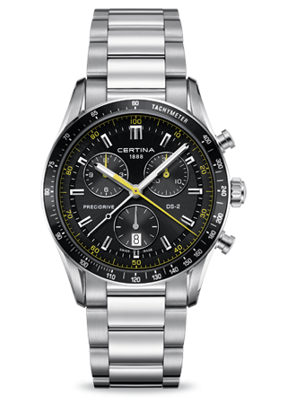 Certina DS 2 Chrono 1100 Sec PreciDrive Yellow