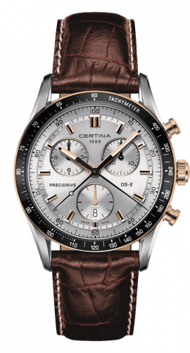 Certina DS-2 Chronograph Two Tone Silver