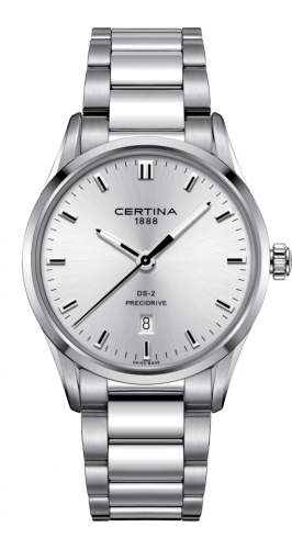 Certina DS-2 Quartz Stainless Steel Silver Bracelet