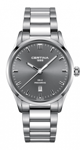 Certina DS-2 Quartz Stainless Steel Grey Bracelet