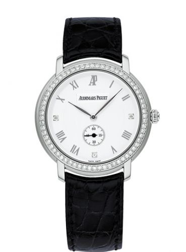 Audemars Piguet Jules Audemars Small Seconds White Gold Diamond Silver