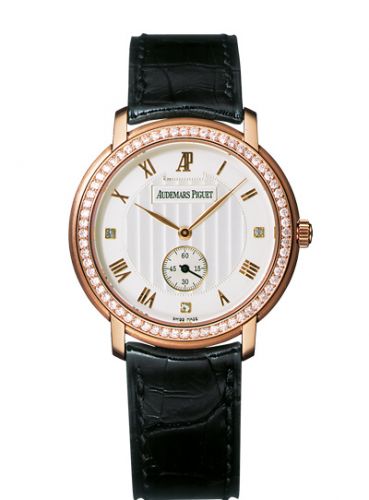 Audemars Piguet Jules Audemars Small Seconds Pink Gold Diamond Silver