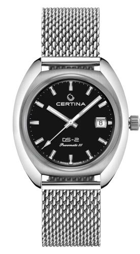Certina DS-2 Powermatic 80 Stainless Steel Black Bracelet