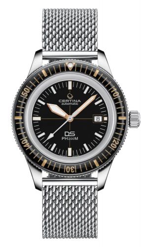 Certina DS PH200M Stainless Steel Black Mesh