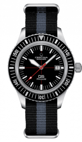 Certina DS PH200M Stainless Steel Black NATO