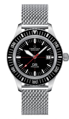 Certina DS PH200M Stainless Steel Black Mesh