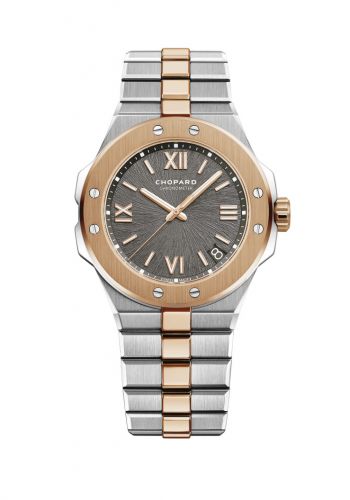Chopard Alpine Eagle 41 Stainless Steel Rose Gold Grey