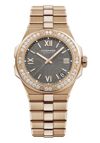 Chopard Alpine Eagle 41 Rose Gold Diamond Blue