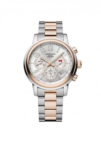 Chopard Mille Miglia Chronograph Two Tone Silver