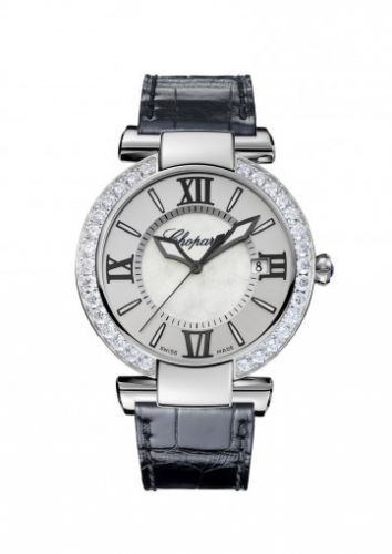 Chopard Imperiale 40 mm Stainless Steel MOP Diamond Alligator
