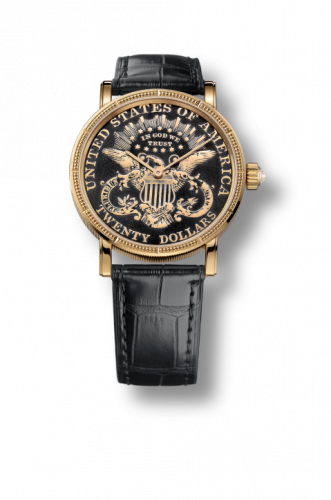 Corum Coin Watch Automatic Gold $20 Double Eagle PVD