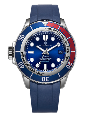Crafter Blue Mechanic Ocean 45MM MOSS002.SB.R