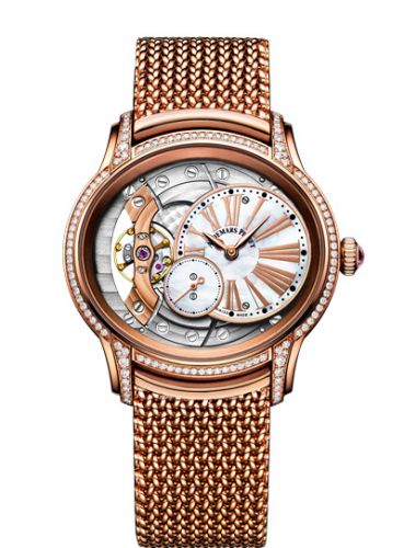Audemars Piguet Millenary Hand-wound Pink Gold Mother of Pearl Bracelet