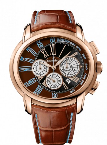 Audemars Piguet Millenary Chronograph Pink Gold Brown