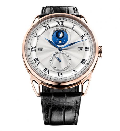 De Bethune DB25 Perpetual Calendar Rose Gold Silver