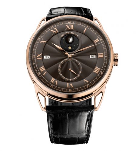 De Bethune DB25 Perpetual Calendar Rose Gold Black