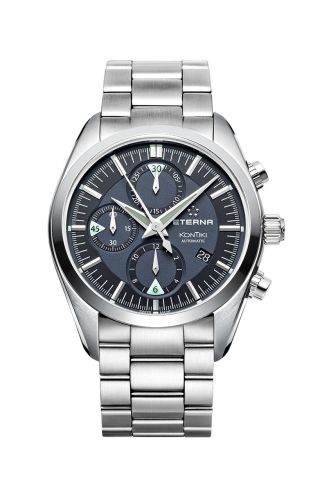 Eterna KonTiki Chronograph Black Bracelet