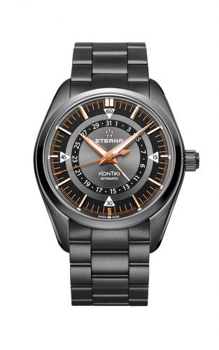 Eterna KonTiki Four-Hands Full Black Bracelet