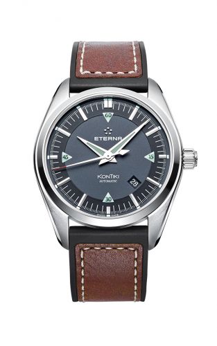 Eterna KonTiki Date Black Strap