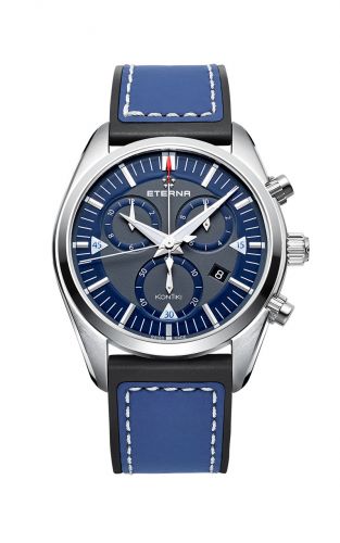 Eterna KonTiki Quartz Chronograph Blue