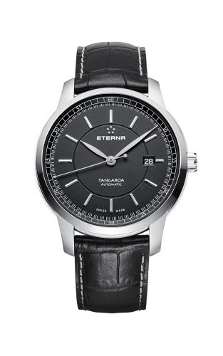 Eterna Tangaroa Three-Hands Black Strap