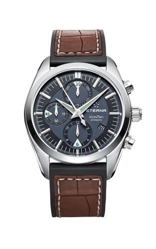 Eterna KonTiki Chronograph Black Strap