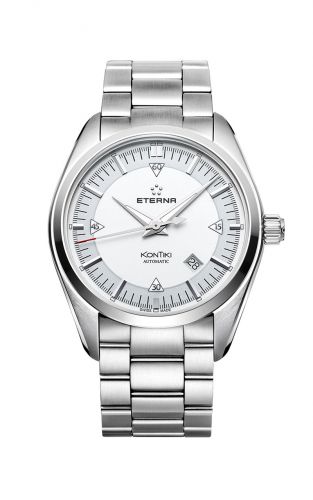 Eterna KonTiki Date Silver Bracelet