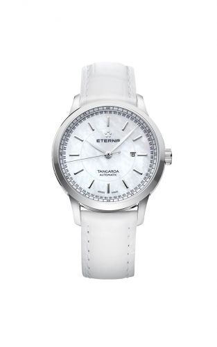 Eterna Tangaroa Three-Hands Lady White Strap