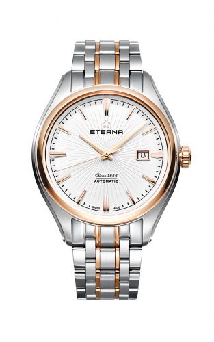 Eterna Avant-Garde Date Two Tone Silver Bracelet