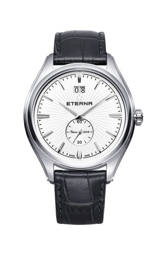 Eterna Avant-Garde Quartz Big Date White Strap
