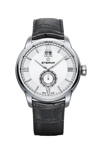 Eterna Adventic Quartz Big Date Silver Strap