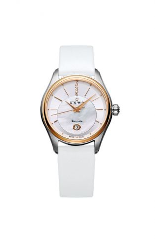 Eterna Avant-Garde Date Lady Two Tone MOP Strap