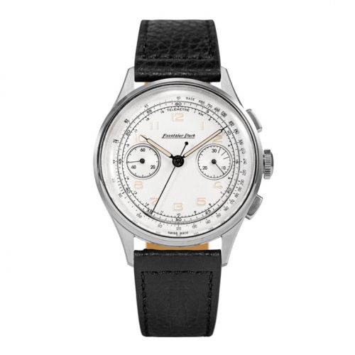 Excelsior Park Chronograph Stainless Steel White Black Matte